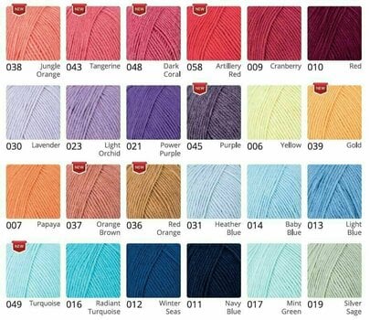 Fire de tricotat Madame Tricote Paris Madame Cotton 016 Azure Fire de tricotat - 3