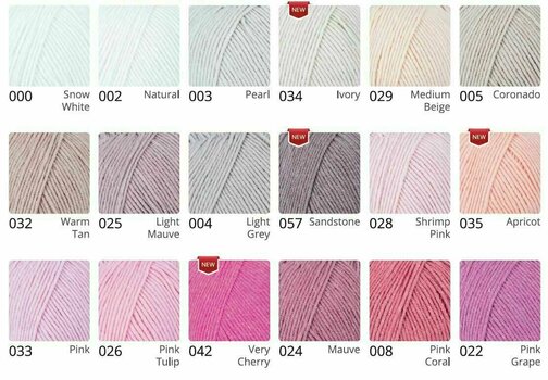 Knitting Yarn Madame Tricote Paris Madame Cotton 003 Beige Knitting Yarn - 2