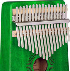 Kalimba Sela SE 248 Mahogany 17 Green Kalimba - 4