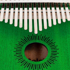 Kalimba Sela SE 248 Mahogany 17 Green Kalimba - 6