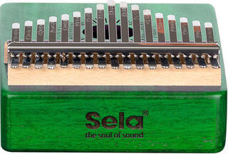 Kalimba Sela SE 248 Mahogany 17 Green Kalimba - 7