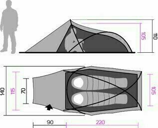 Tent, Accessories Hannah Rider 2 Mandarin Red Tent, Accessories - 11