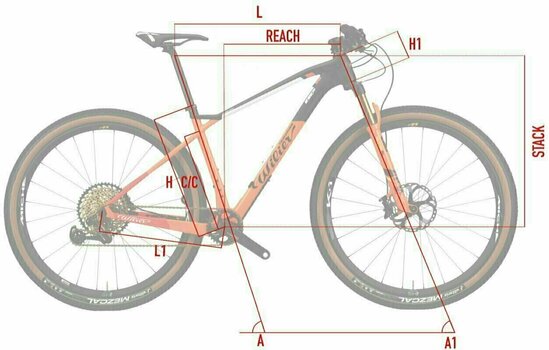 Ποδήλατο Hardtail Wilier 110X Sram NX Eagle 1x12 Silver/Orange Glossy L - 3