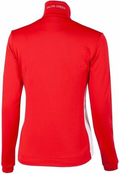 Bluza z kapturem/Sweter Galvin Green Daisy Czerwony-Biała XS - 2
