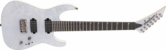 7-string Electric Guitar Jackson Pro Series Soloist SL7A MAH HT EB Unicorn White - 4