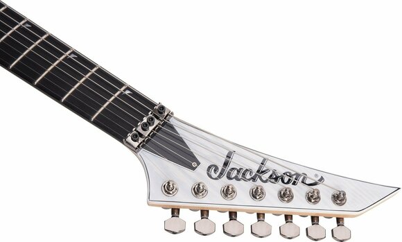 7-string Electric Guitar Jackson Pro Series Soloist SL7A MAH HT EB Unicorn White - 6