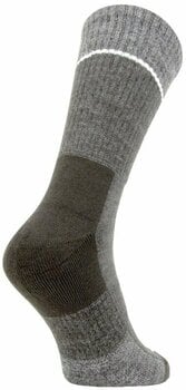 Kerékpáros zoknik Sealskinz Solo QuickDry Mid Length Sock Black/Grey L Kerékpáros zoknik - 2