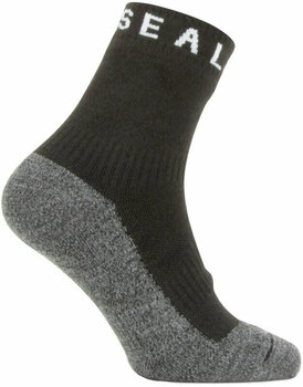 Kolesarske nogavice Sealskinz Waterproof Warm Weather Soft Touch Ankle Length Sock Black/Grey Marl/White XL Kolesarske nogavice - 2