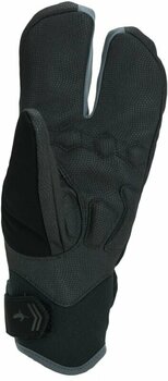Cyklistické rukavice Sealskinz Waterproof Extreme Cold Weather Cycle Split Finger Glove Black/Grey M Cyklistické rukavice - 3
