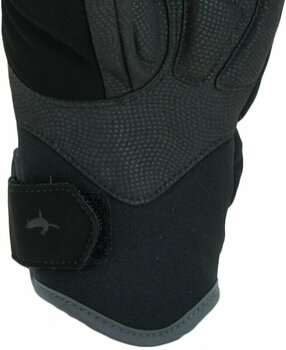 Cyklistické rukavice Sealskinz Waterproof Extreme Cold Weather Cycle Split Finger Glove Black/Grey M Cyklistické rukavice - 4