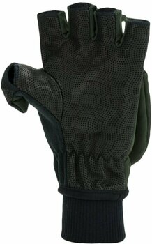Cyklistické rukavice Sealskinz Windproof Cold Weather Convertible Mitten Olive Green/Black 2XL Cyklistické rukavice - 3