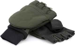 Cyclo Handschuhe Sealskinz Windproof Cold Weather Convertible Mitten Olive Green/Black - 3