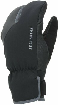 Kesztyű kerékpározáshoz Sealskinz Waterproof Extreme Cold Weather Cycle Split Finger Glove Black/Grey S Kesztyű kerékpározáshoz - 2