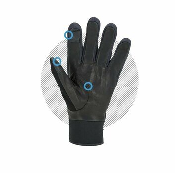 Cyklistické rukavice Sealskinz Waterproof All Weather Insulated Glove Black 2XL Cyklistické rukavice - 4