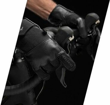 Kesztyű kerékpározáshoz Sealskinz Waterproof Cold Weather Gloves With Fusion Control Black L Kesztyű kerékpározáshoz - 9