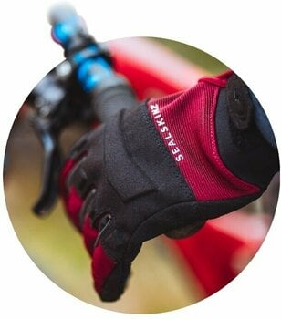 Luvas para bicicletas Sealskinz Waterproof All Weather MTB Glove Black/Grey M Luvas para bicicletas - 7