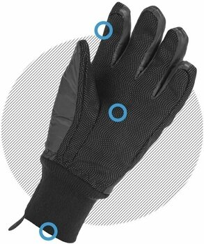 Cyklistické rukavice Sealskinz Waterproof All Weather Lightweight Insulated Glove Black L Cyklistické rukavice - 5