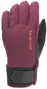 Cyklistické rukavice Sealskinz Waterproof All Weather Insulated Glove Red/Black XL Cyklistické rukavice - 2
