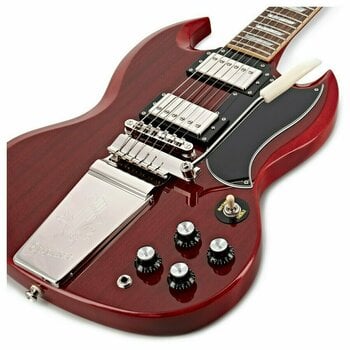 Elektrische gitaar Epiphone SG Standard '61 Maestro Vibrola Vintage Cherry - 4