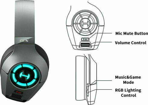 слушалки за компютър Edifier GX Cив слушалки за компютър - 4