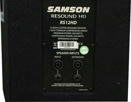 Passzív hangfal Samson RS12HD Passzív hangfal - 2