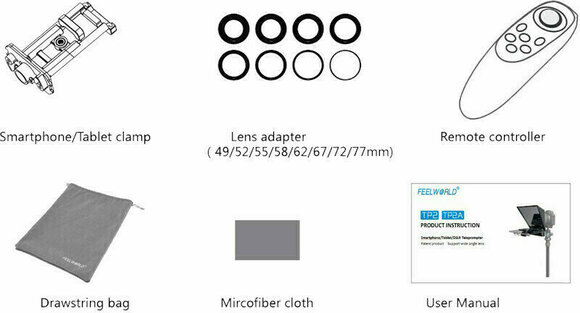 Housse de protection Feelworld TP2 Portable Teleprompter for Smartphone & DSLR Housse de protection - 6