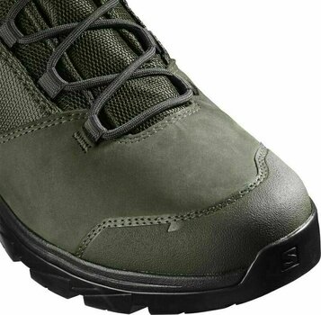 Mens Outdoor Shoes Salomon Outward GTX Peat/Black/Burnt Olive 45 1/3 Mens Outdoor Shoes - 6