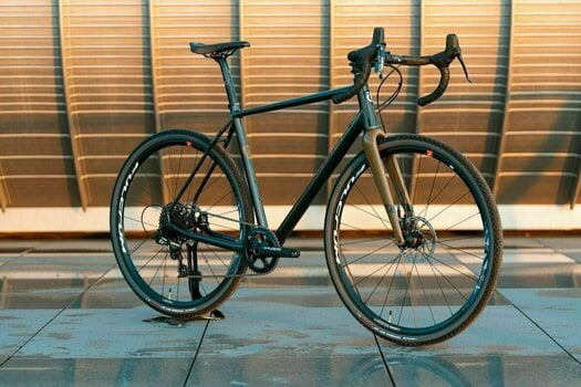 Bicicleta de gravilha/ciclocross Titici Aluminium Gravel SRAM Force eTap AXS 2x11 Black/Olive Green XL Sram - 3