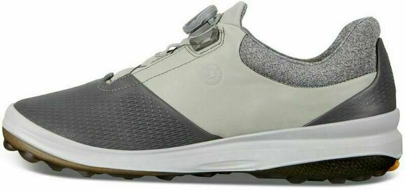 Heren golfschoenen Ecco Biom Hybrid 3 Mens Golf Shoes BOA Titanium/Concrete 43 - 4