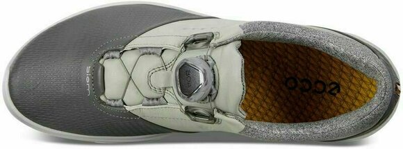Chaussures de golf pour hommes Ecco Biom Hybrid 3 Mens Golf Shoes BOA Titanium/Concrete 43 - 5