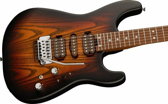 Guitarra elétrica Charvel Guthrie Govan Signature MJ San Dimas SD24 CM 3-Tone Sunburst - 3