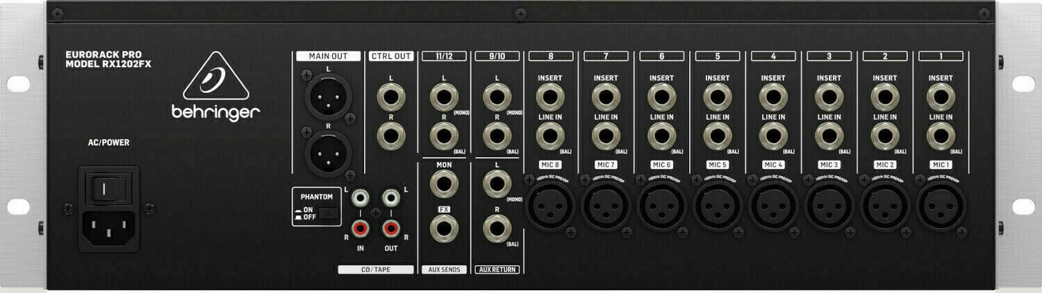 Behringer RX1202FX V2 Rack Mixing Desk - Muziker