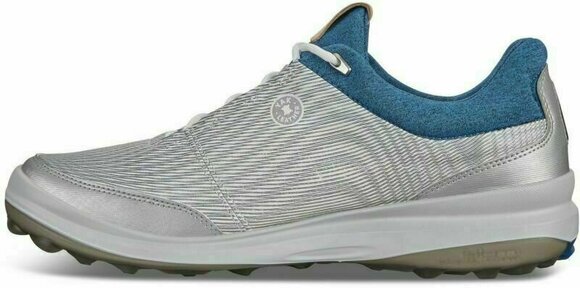 Scarpa da golf da uomo Ecco Biom Hybrid 3 Mens Golf Shoes White/Olympian Blue 46 - 4