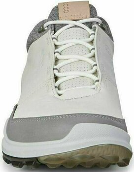 Calçado de golfe para homem Ecco Biom Hybrid 3 Mens Golf Shoes Branco-Preto 45 - 3