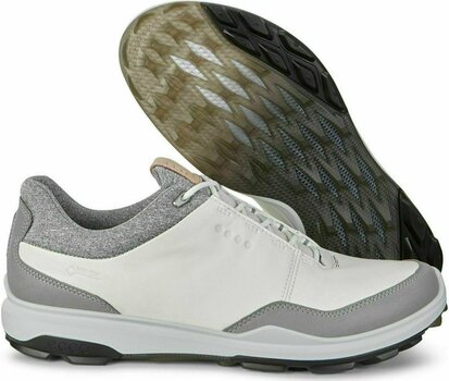 Heren golfschoenen Ecco Biom Hybrid 3 Mens Golf Shoes Wit-Zwart 45 - 6