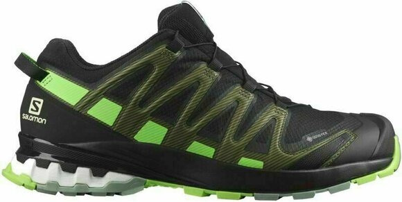 Pantofi de alergare pentru trail Salomon XA Pro 3D V8 GTX Black/Green Gecko 45 1/3 Pantofi de alergare pentru trail - 2