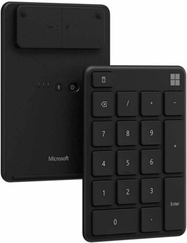 Computer Keyboard Microsoft Bluetooth Number Pad Wireless Black - 3