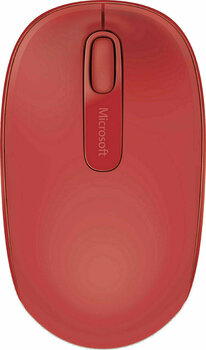 Computer Mouse Microsoft Wireless Mobile Mouse 1850 Flame Red - 2