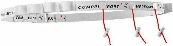 Hardloophoes Compressport Race Belt White UNI Hardloophoes - 2