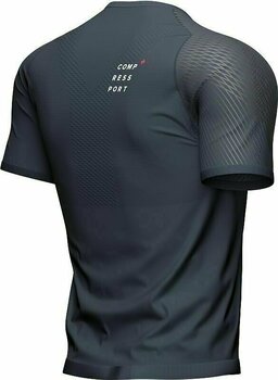 Тениска с къс ръкав за бягане Compressport Performance T-Shirt Grey L Тениска с къс ръкав за бягане - 3