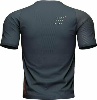 Тениска с къс ръкав за бягане Compressport Performance T-Shirt Grey L Тениска с къс ръкав за бягане - 4
