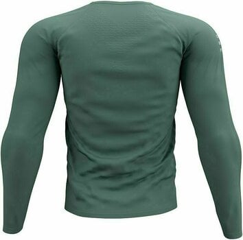 Koszulka do biegania z długim rękawem Compressport Training T-Shirt Silver Pine XL Koszulka do biegania z długim rękawem - 5