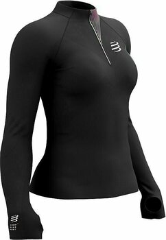 Tricou cu mânecă lungă pentru alergare
 Compressport Winter Trail Postural LS Top W Black Tricou cu mânecă lungă pentru alergare - 2