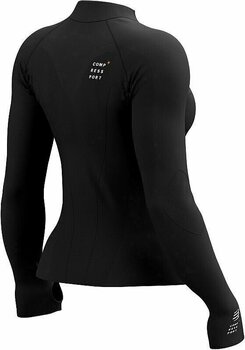 Tricou cu mânecă lungă pentru alergare
 Compressport Winter Trail Postural LS Top W Black Tricou cu mânecă lungă pentru alergare - 4