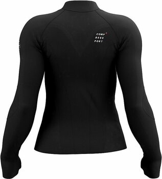 Tricou cu mânecă lungă pentru alergare
 Compressport Winter Trail Postural LS Top W Black Tricou cu mânecă lungă pentru alergare - 5