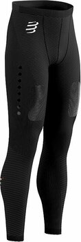 Calças/leggings de corrida Compressport Winter Trail Under Control Full Tights Black M Calças/leggings de corrida - 7