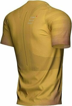 Тениска с къс ръкав за бягане Compressport Racing T-Shirt Honey Gold XL Тениска с къс ръкав за бягане - 4