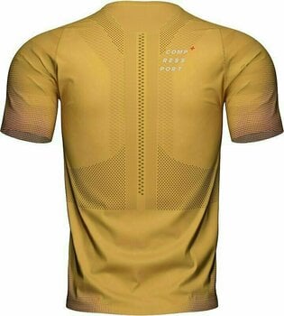 Löpartröja med kort ärm Compressport Racing T-Shirt Honey Gold XL Löpartröja med kort ärm - 5