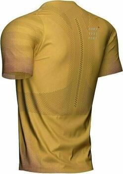 Тениска с къс ръкав за бягане Compressport Racing T-Shirt Honey Gold XL Тениска с къс ръкав за бягане - 6