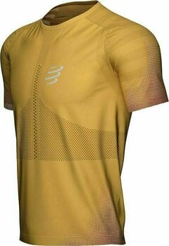 Тениска с къс ръкав за бягане Compressport Racing T-Shirt Honey Gold XL Тениска с къс ръкав за бягане - 8